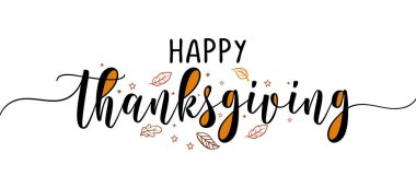 Mutlu Şükran Günleri, ilham verici mutlu düşüşler, sonbahar güzel el yazması alıntılar, hediye etiketleri, harfli mesajlar. El yapımı sonbahar, Kasım tabiri. El yazısı modern fırça kaligrafisi. Şükranlarını ilet..