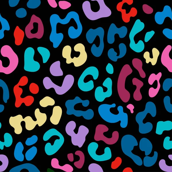 Leopar desen tasarım - komik Dikişsiz desen çizimi. Poster veya t-shirt Tekstil grafik tasarım yazı. duvar kağıdı, kağıt ambalaj.