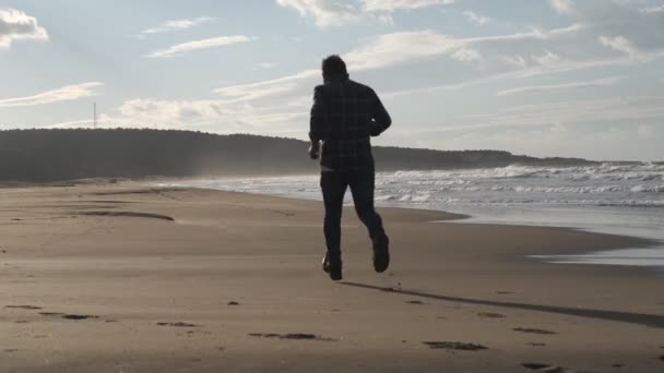 Активність на пляжі — стокове відео