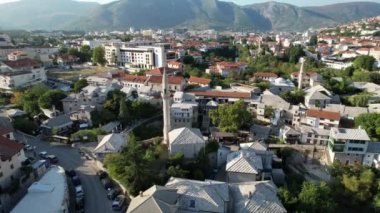  Hava Mostar Şehir Sokakları