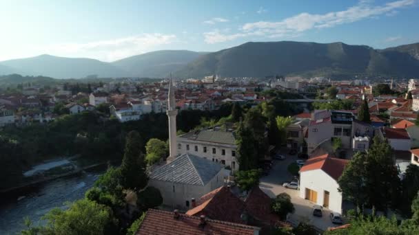 Moschea di Sinan Pasha Mostar — Video Stock