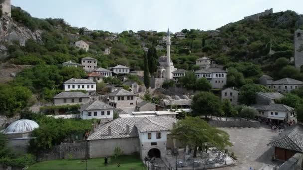 Ιστορική πόλη της Pocitelj — Αρχείο Βίντεο