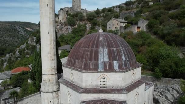 Mesquita antiga de Pocitelj — Vídeo de Stock