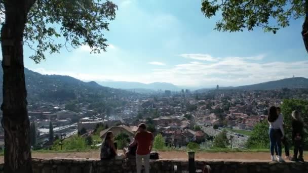Colina de observación de Sarajevo — Vídeos de Stock