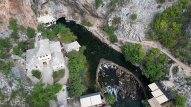 Drone View Blagay Şehri