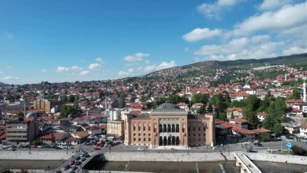 Ayuntamiento de Sarajevo — Vídeos de Stock
