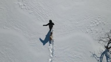 Köpekle Kış Dostluğu