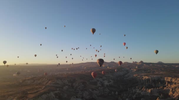 Kapadokya Uçan Balon — Stok video