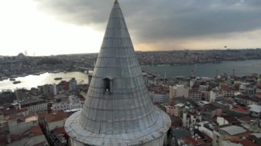 Galata Kulesi 'nin Çatısı