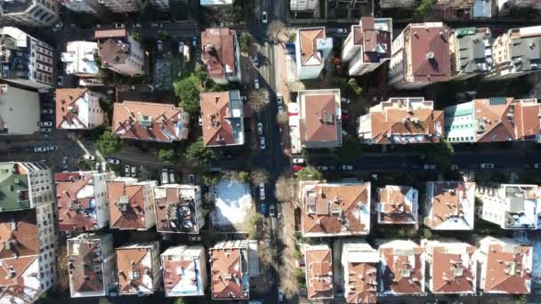 Neighborhood Aerial View — стоковое видео