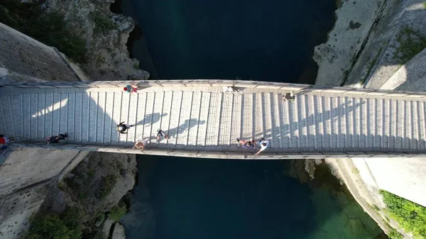 Ponte aérea Mostar — Fotografia de Stock