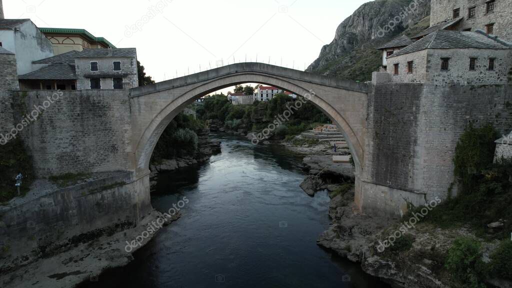 Old Bridge Area Old City of Mostar