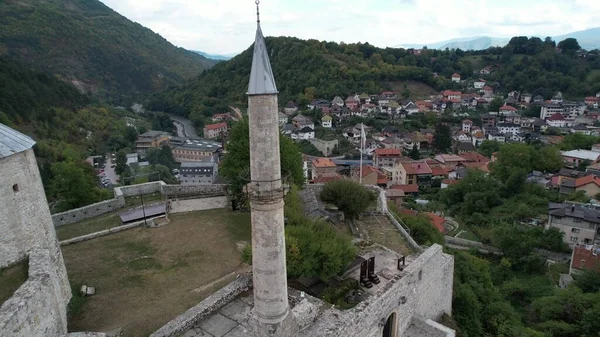 Minarett der mittelalterlichen Burg — Stockfoto