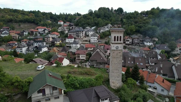 Torre do relógio em Travnik — Fotografia de Stock