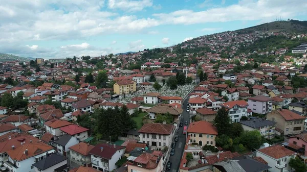 Сарайєвське міське кладовище — стокове фото