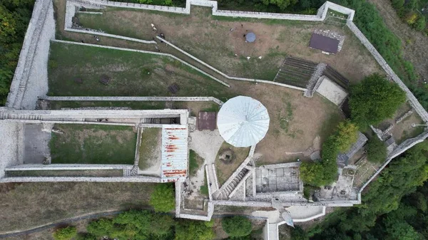 Castelo de Travnik de pedra aérea — Fotografia de Stock