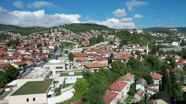 Повітряне поселення в Сараєво — стокове фото