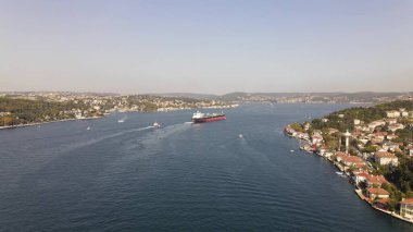 Şehir İstanbul Boğazı Görünümü