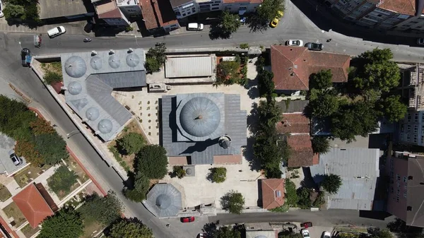 Uskudar Cinili mecset Aerial View — Stock Fotó