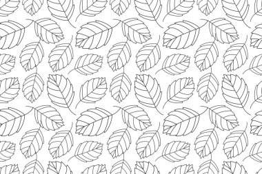 Retro çiçekler, bitmeyen tekrar desenleri. Bahar botanik bitkilerinin yapraklı, kusursuz arka planı. Davetiye için arka plan, tekstil ya da duvar kağıdı, baskı. Vektör illüstrasyonu