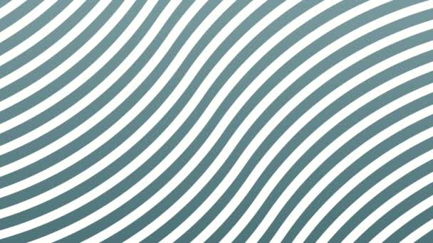 Хвилястий Лінійний Фон Синьо Хвильовий Фон Товстими Лініями Абстрактний Кольоровий — стокове відео