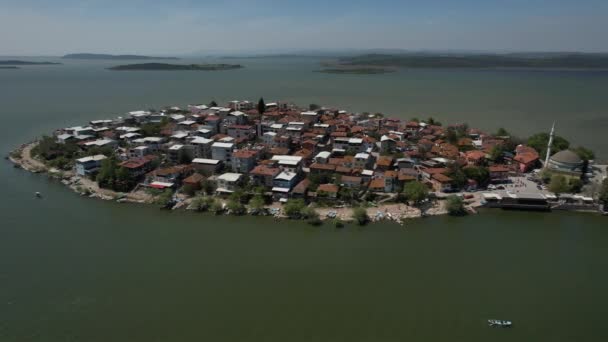 Aerial View Golyazi Historical Bursa Golyazi Drone Image Living Area — 图库视频影像