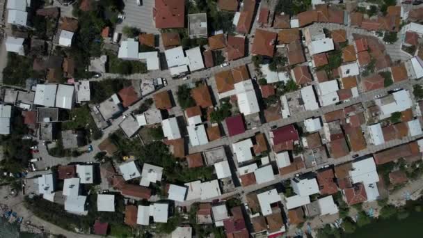 Aerial Bursa Golyazi Settlement Drone Image Golyazi Drone View Old — Vídeo de stock