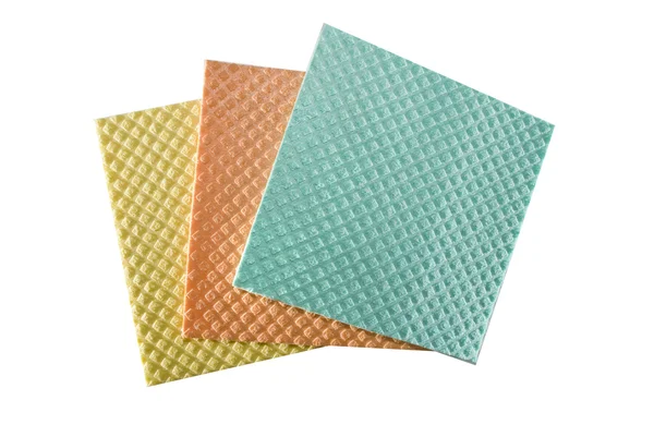 Rhombus reinforced cleaning napkin — Stock Photo, Image