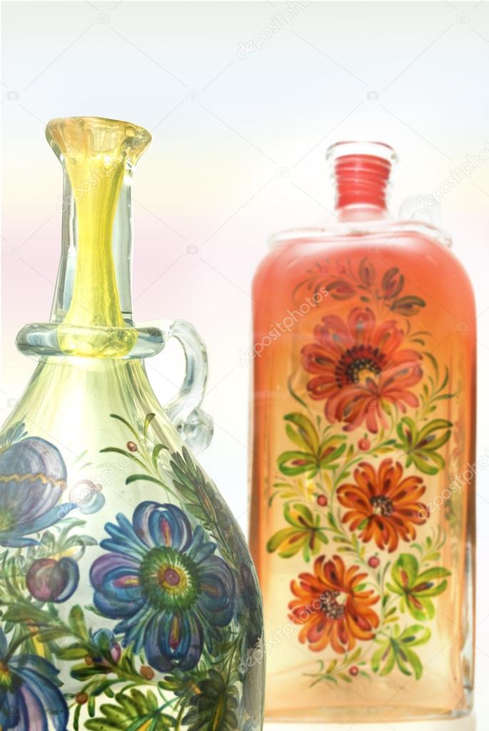 Vases with paintings