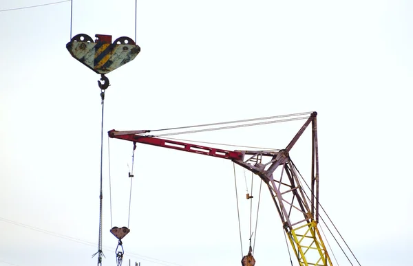 Parts of building crane — Stock Photo, Image