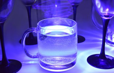 Gözlüklü sihirli maden suyu