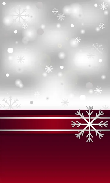 Biglietto di Natale con diverse decorazioni luminose — Vettoriale Stock