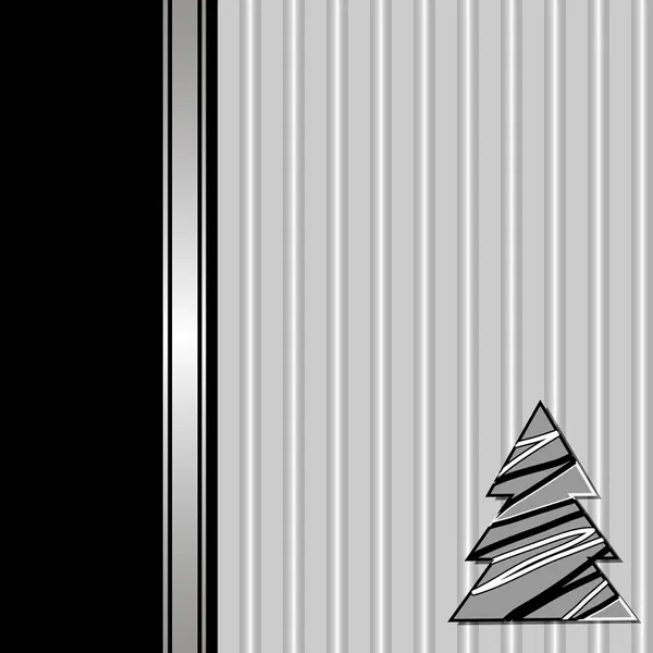 Julkort med dekorationer vektor — Stock vektor