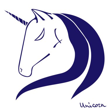 Tek boynuzlu at sembol 2