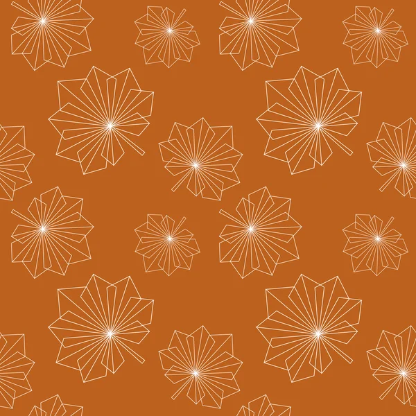 カエデの葉のパターン — ストックベクタ