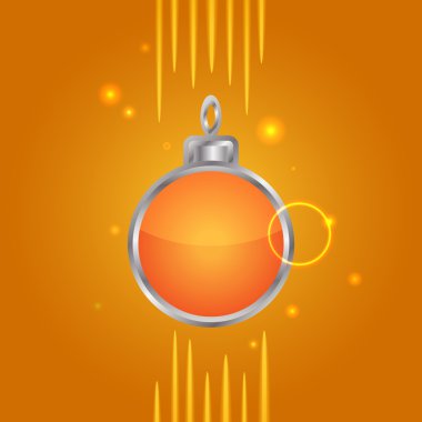 Noel top parlak simgesi