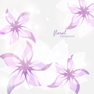 floral background lilac clipart