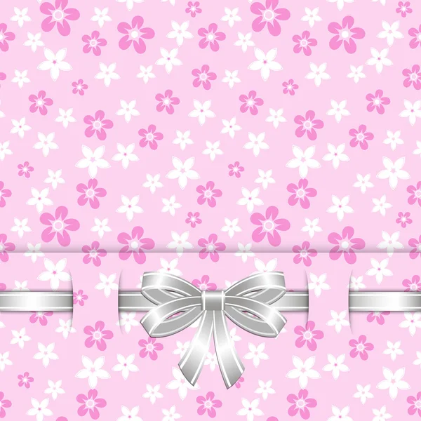 봄 나비 핑크 카드 템플릿 벡터 그래픽