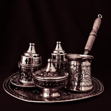 Turkish Coffee Set clipart