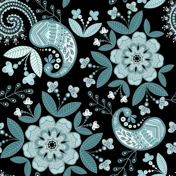 Seamless pattern "Flowers" — Stock Vector