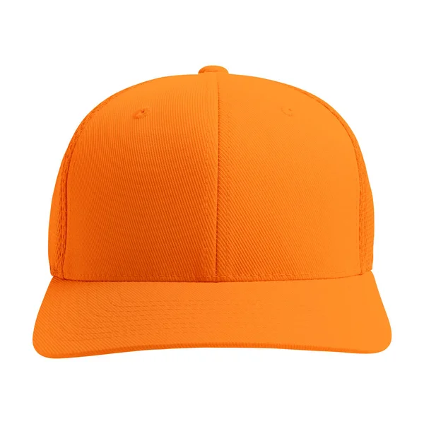 Tasarımlarınızı bir grafik tasarım ustası gibi gösterin Bu Ön Görünüm Muhteşem Cap Mockup 'a zerdeçal Toz Rengi şablonlarında kendi tasarımınızı ekleyerek