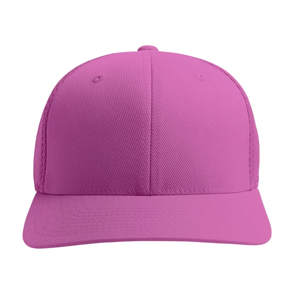 프론트 Manificent Cap Mockup Royal Lilac Color Template 자신의 디자인을 — 스톡 사진