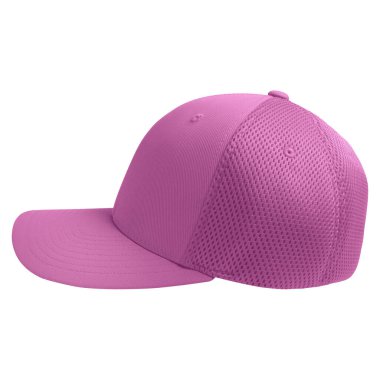 Logonun ya da tasarımının güzelliğini bu Yan Görünüm Muhteşem Cap Mockup 'la Kraliyet Leylak Rengi ile tanıt