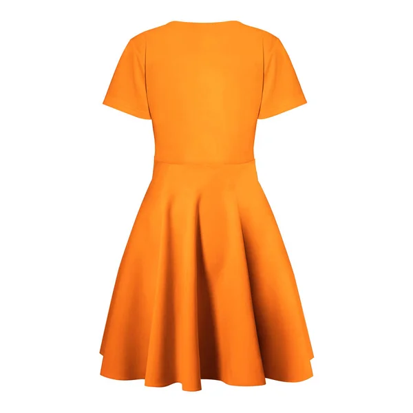 Kunt Bijna Alles Aanpassen Deze Terug Bekijk Uitstekende Flare Dress — Stockfoto