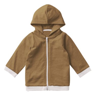 Bu şirin bebek kapüşonlu modeli bronz kahverengi renkte kullanacaksan profesyonel olmana gerek yok.