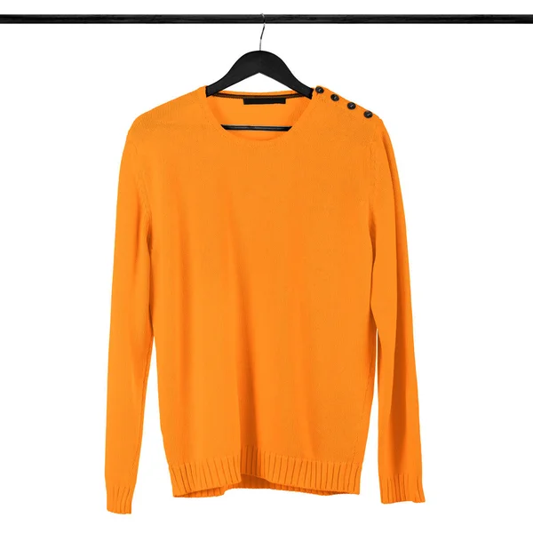 Gebruik Deze Sweet Sweatshirt Mockup Carrot Curl Color Ontwerp Effectief — Stockfoto