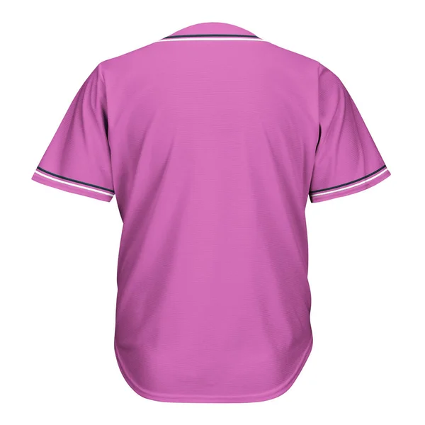 Back View Félelmetes Shirt Mockup Royal Lilac Color Hogy Egy — Stock Fotó