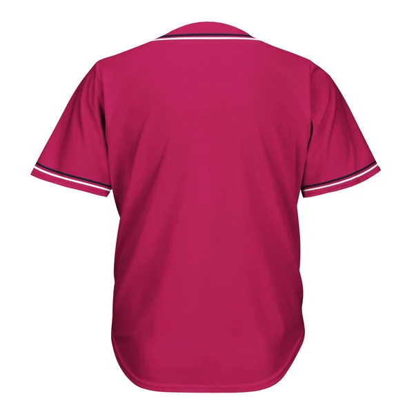 Eine Rückansicht Tolles Shirt Mockup Dunkler Sangria Farbe Eine Schöne — Stockfoto