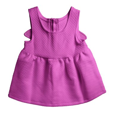 Tasarımlarınızı bu Ön Görünüm Bebek Elbisesi Modeli Parlak Orkide Rengi 'ne birkaç tıklamayla hayal edin.