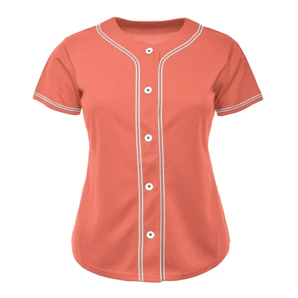 Dale Toque Realista Diseño Con Esta Camiseta Béisbol Para Mujer — Foto de Stock